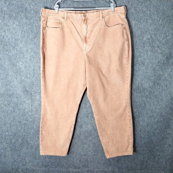 NWOT American Eagle Jeans Plus 24 Skinny Corduroy Hi Rise Mom Stretch retro mod - Picture 1 of 13
